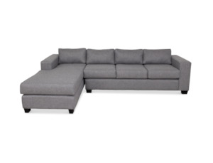 NZ Made Trendi 4 Seater Corner Chaise -Grey