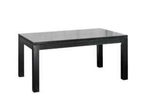 Solid Wood Dining Table Black
