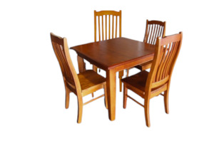 Dining: Solid Wood Dining Suite Pine