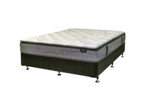 SleepMax Pillow Top Mattress + NZ Made Eco Bed Base