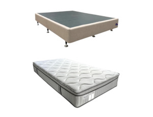 Eco Bed Base + ZBox Pocket Spring with Euro Top Mattress