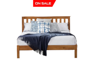 Nestheaven Bed Frame +Sleeptime Pocket Pillow Top Mattress