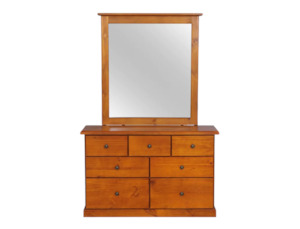 Tasman 7 Drw Lowboy with Mirror