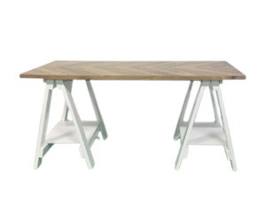 Office Misc: Zen Desk White