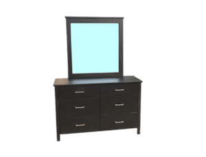 Bella 6 Drw Dresser / Mirror