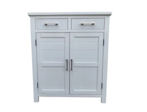 Bella Shoe Cabinet - White Colour