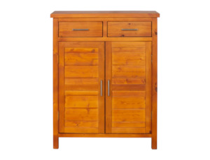 Bella Shoe Cabinet - Honey Colour
