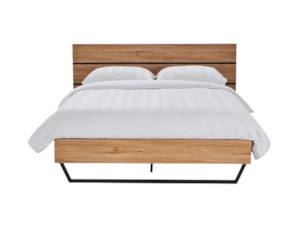 GrainCraft Bed Frame + SleepTime Ultra Mattress Queen