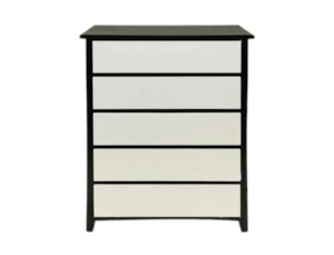 Maverick: Maverick 5 Drw Tallboy (Black/White)