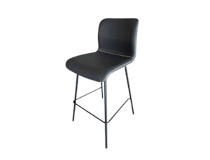 Retro Bar Stool Dark Grey