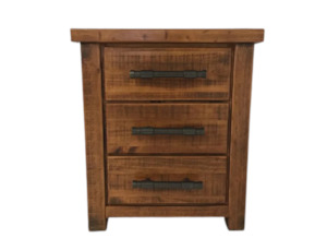 Bedsides: Oakwood 3 Drw Bedside