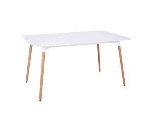 Thrifty 1.5M Dining Table White