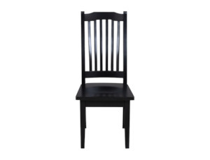 Solid Wood Dining Chair Black