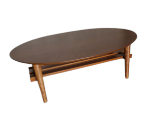 Legacy Wooden Coffee Table Walnut Colour