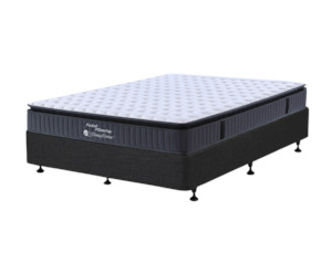 Winz: SleepTime Pocket Pillowtop Mattress + NZ Made Eco Bed Base