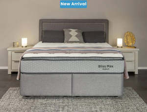 NZ Made Bliss Max Medium Mattress + Royal Bed Base