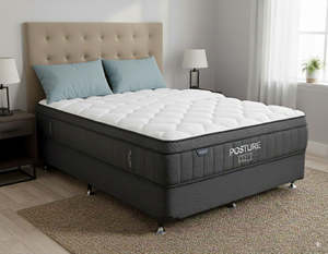 Sleepmax Posture Elite Plush Mattress + NZ Made Eco Bed Base