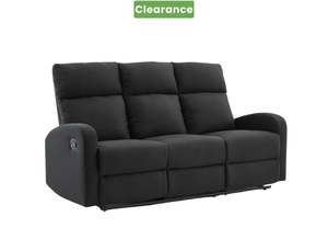 Lounge Living: SupreCoz 3RR Recliner Black - Floor Model