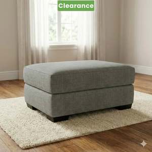 Cloudnine Ottoman Grey Colour - Floor Model
