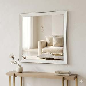 Bedroom Furniture: Maverick Mirror (Black/White)