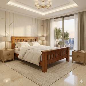 Bedroom Furniture: Edison Bed Frame + Bliss Euro Top Pocket Spring Mattress Super King