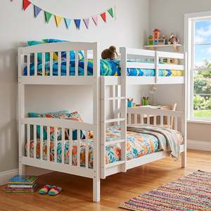 Bedroom Furniture: Unity Bunk (S+S) White