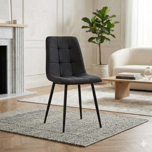 Dining: Chicago Chair Black 2-Piece Set