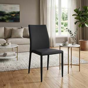 Dining: Tawa Dining Chairs Black 6-Piece Set