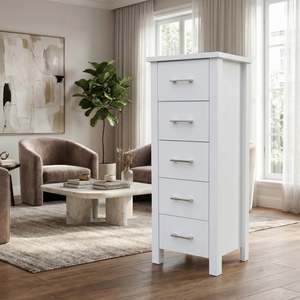 Bella: Bella 5 Drw Slimboy White