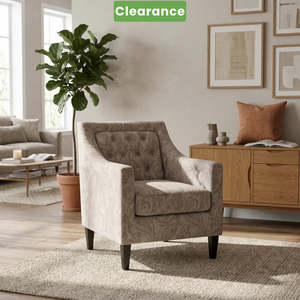 Lounge Living: Timeless Elegance Chair- Floor Model