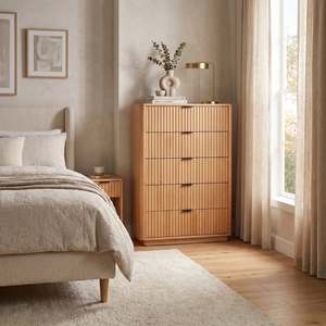 Lowboys: Preston 5 Drw Tallboy