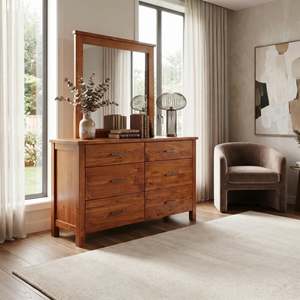 Bella 6 Drw Dresser