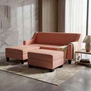 Beds Bedroom: NZ Made Milano Accent 3 Seater With Chaise Sofa