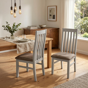 Beds Bedroom: UrbanNest Dining Chairs - Fabric Pad (Set of 2)