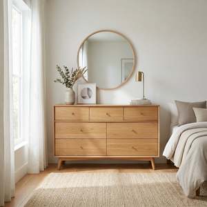 Beds Bedroom: Richard 7 Drw Dresser / Mirror