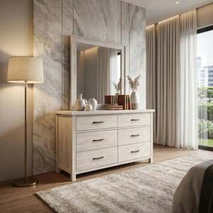 CasaVista 6 Drw Dresser / Mirror
