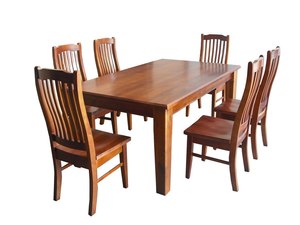Solid Wood Dining Table Rustic