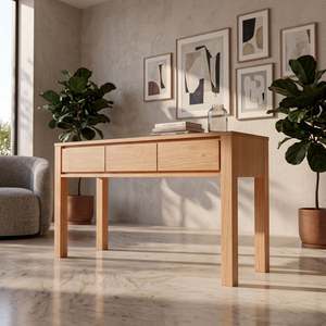 Hall Tables: Horizon Hall Table - 3 Drw