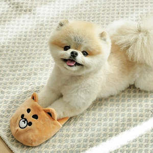 🐶 Shiba Inu Slipper Snuffle Squeaky Toy