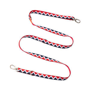 Rainbow Series Hands-Free Multi-Functional Dog Leash [Red]