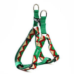 Rainbow Series Y-Shaped Dog Harness [Green]