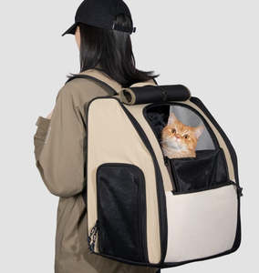 First Class Pet Backpack Carrier [Chestnut Brown - Pre-Order]