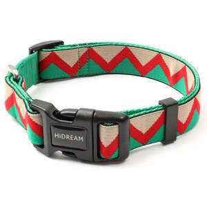 Rainbow Series Adjustable Dog Collar [Green]