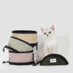 Valley Series Foldable Portable Pet Water Bowl [Chestnut Pink]