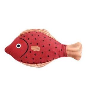 Cat Toys: Catnip Fish Shaped Toy [Orange Double-winged Bream]