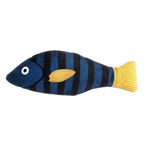 Cat Toys: Catnip Fish Shaped Toy [Tiger-stripe Snapper Blue Fish]