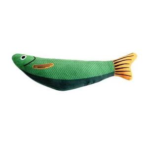 Cat Toys: Catnip Fish Shaped Toy [Green Knife Fish]