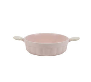 Little Ears Ceramic Pet Bowl [Berry Pink]