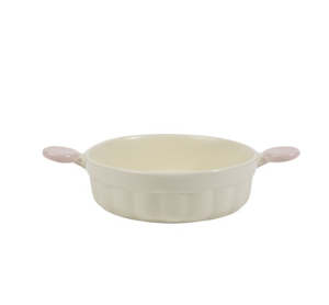 Little Ears Ceramic Pet Bowl [Soy Milk White]