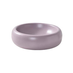 Donut Ceramic Single Layer Pet Bowl [Taro Purple]